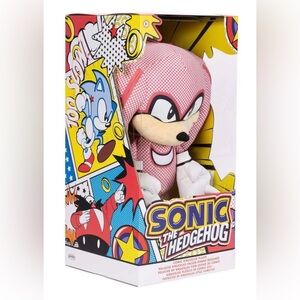 Jakks Pacific Sonic the Hedgehog Knuckles 15” Plush Comic Con ‘24 Exclusive New